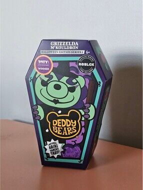 Deddy Bears - Grizzelda M'Kouldron 6in Plush - Roblox Gaming Card Included!